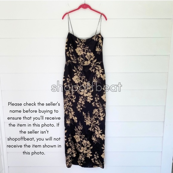 NEW Anthropologie Reformation Frankie Silk Dress Gisele 12 - Picture 10 of 17
